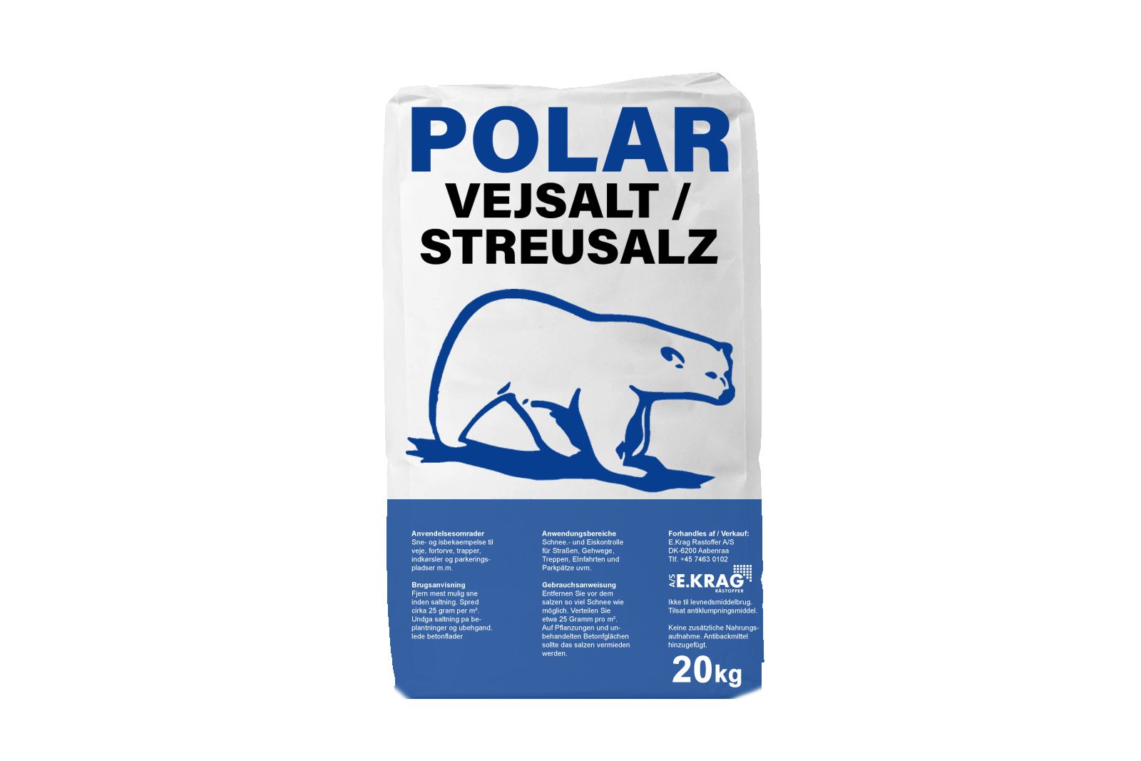 Polar Vejsalt Streusalz 25 kg poser Sack
